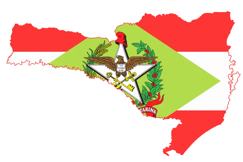 Mapa Santa Catarina
